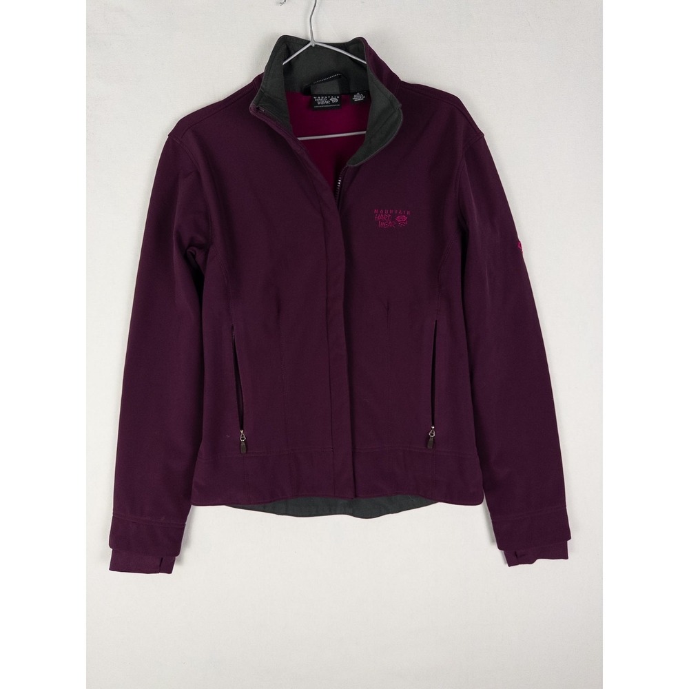 Mountain Hardwear Callisto Jacket Womens XS Burgundy Full Zip‎ Fleece Logo